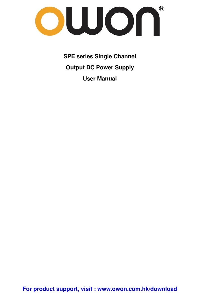 Owon SPE6053 user manual