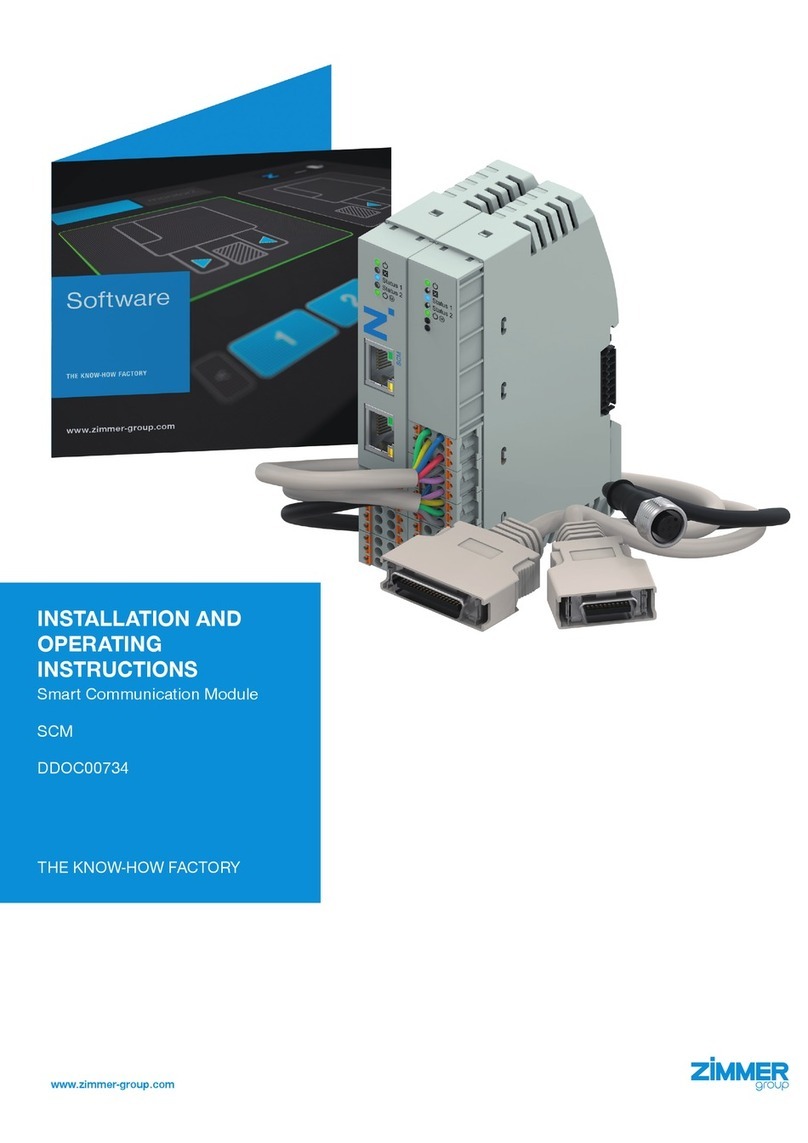 Zimmer SCM Series User manual
