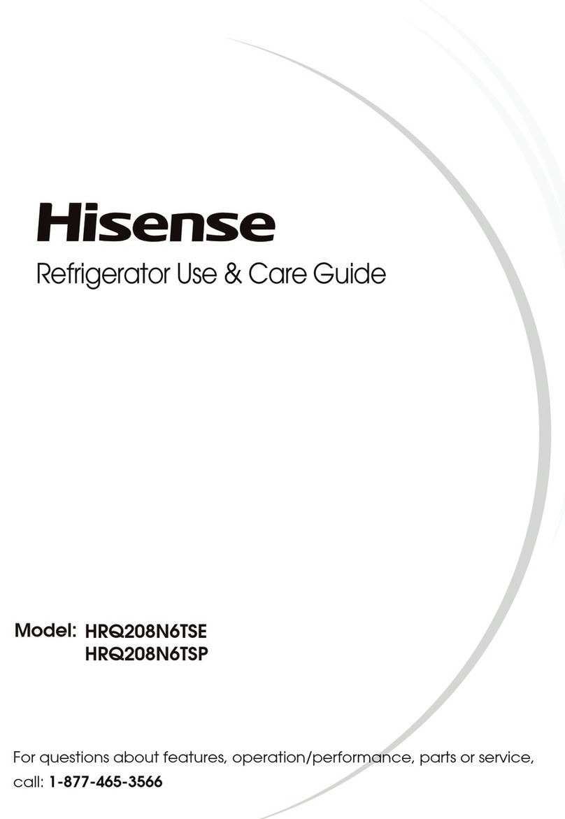 Hisense HRQ208N6TSE Use & care guide