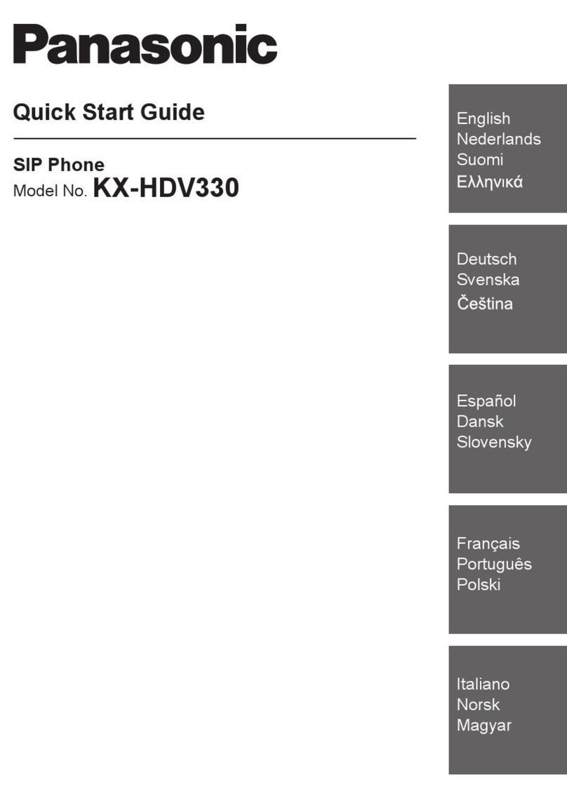 Panasonic KX-HDV330 User manual