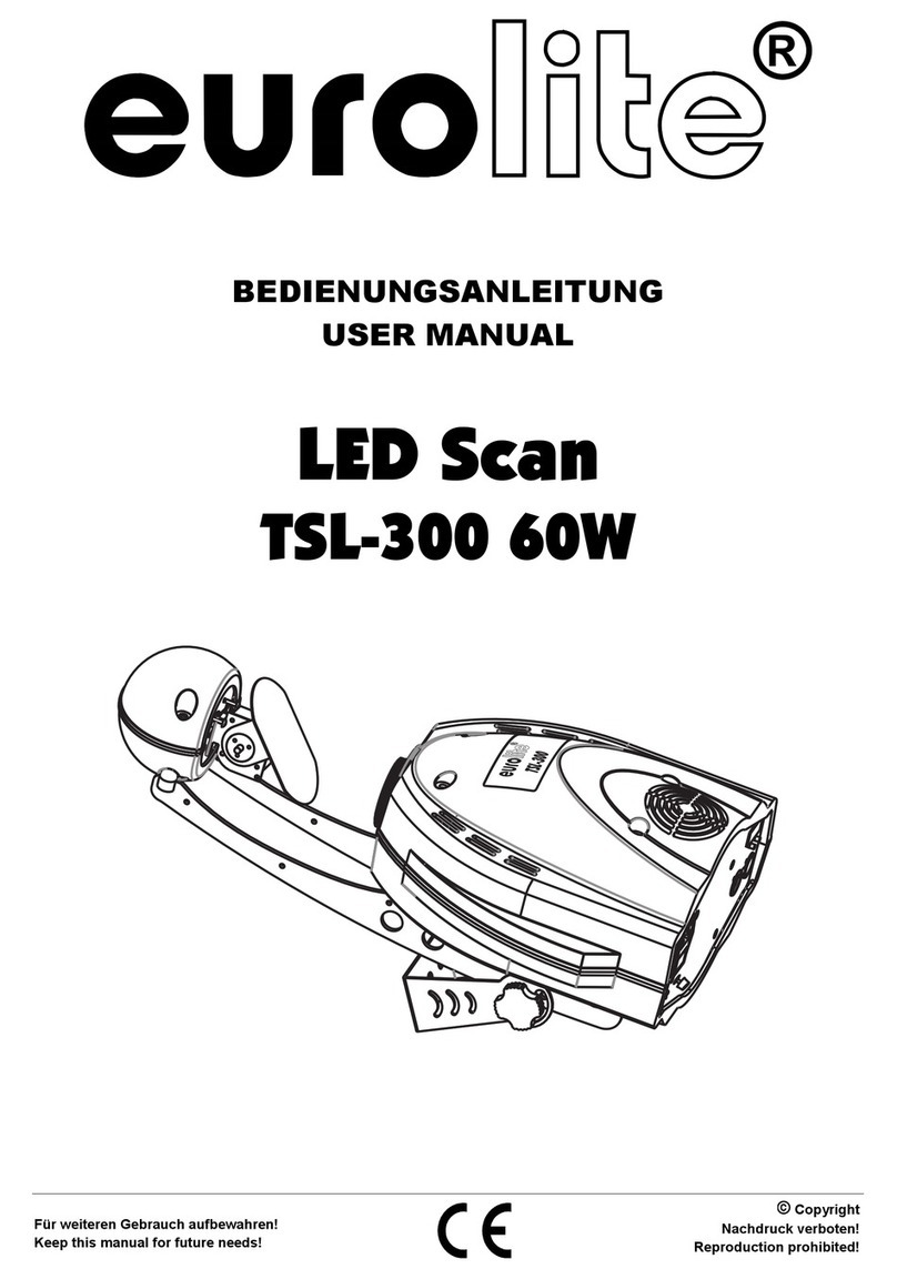 EuroLite LED Scan TSL-300 60W User manual