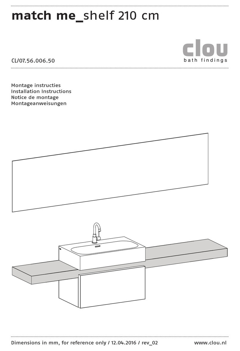 Clou match me CL/07.56.006.50 User manual Clou match me CL/07.56.006.50 User manual