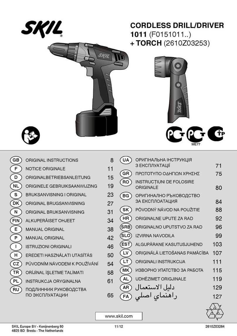 Skil 1011 User manual