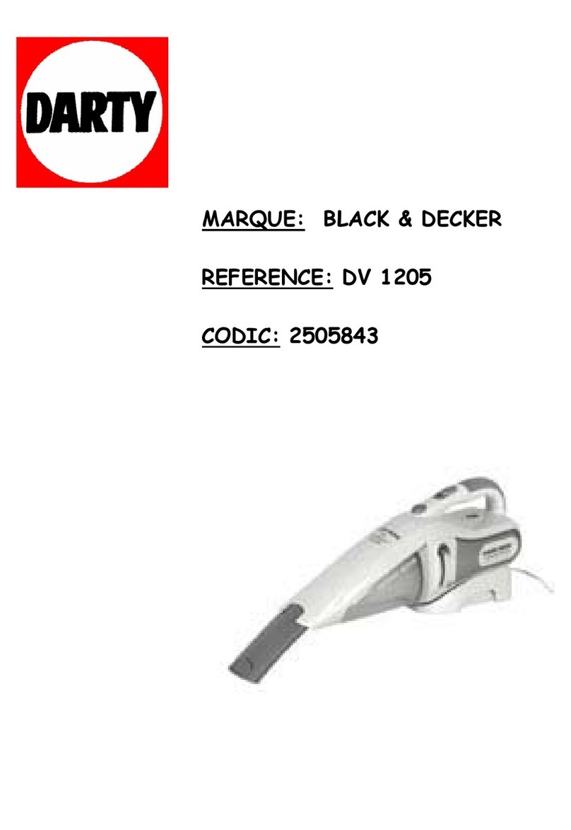 Black & Decker DV 1205 manual