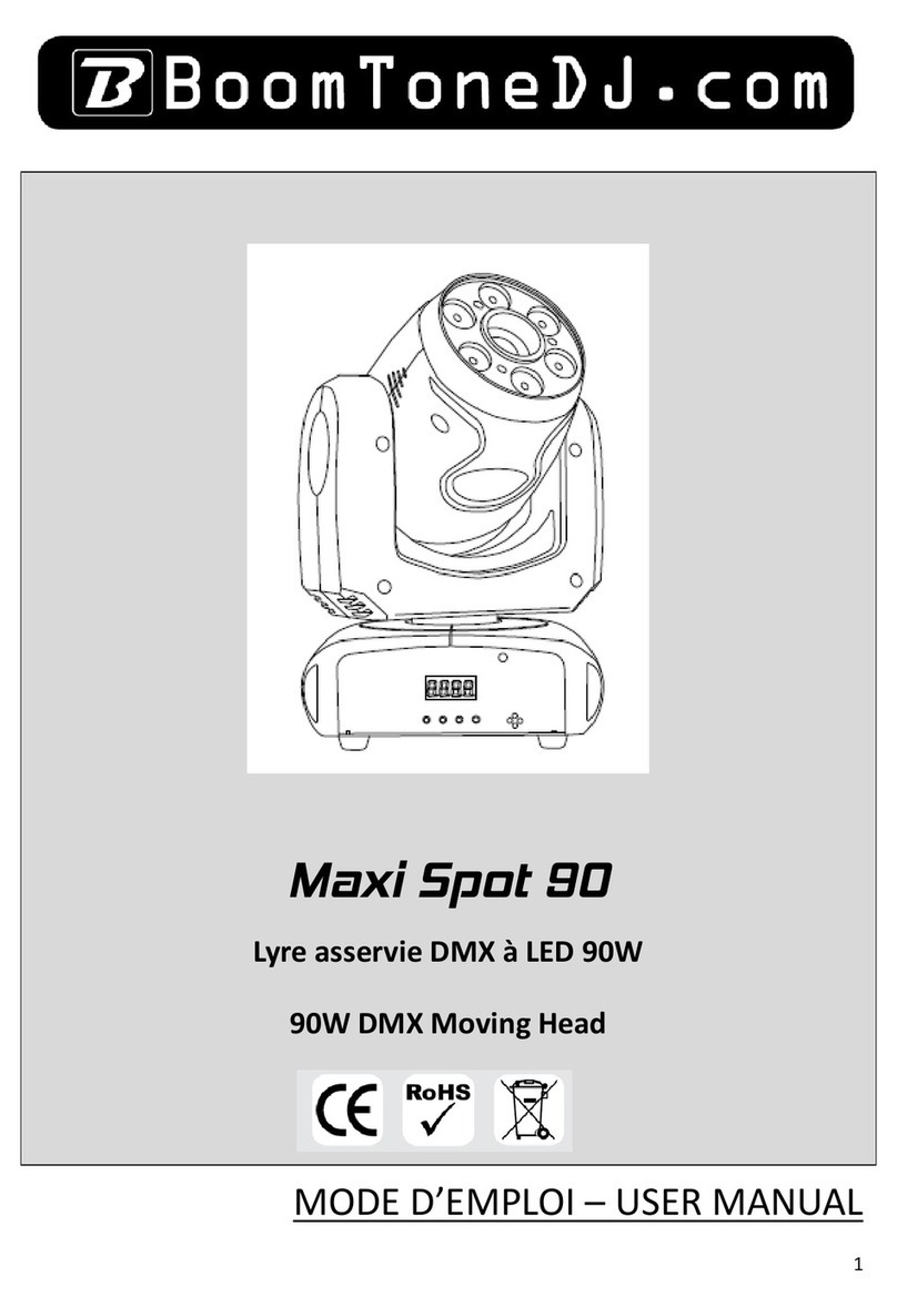 BoomToneDJ Maxi Spot 90 user manual