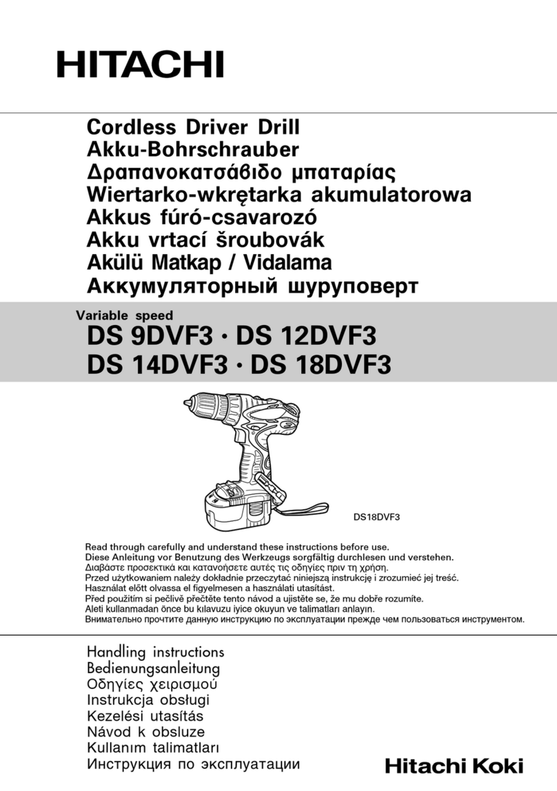Hitachi DS 9DVF3 Handling instructions