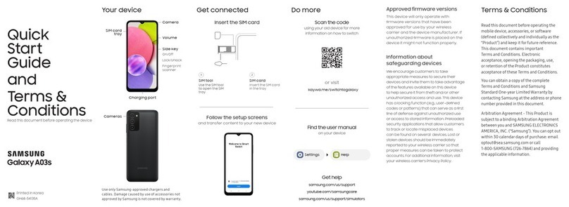 Samsung Galaxy A03s User manual