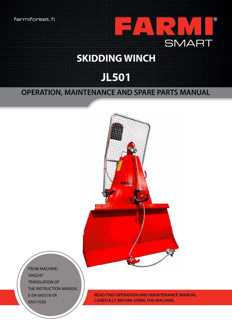 Farmi JL501 OPERATION, MAINTENANCE AND SPARE PARTS MANUAL Farmi JL501 OPERATION, MAINTENANCE AND SPARE PARTS MANUAL