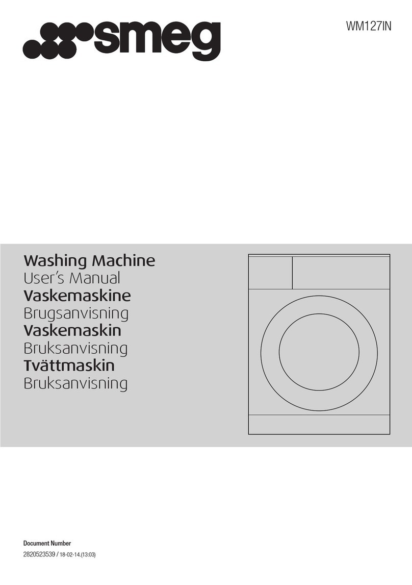 Smeg WM127IN User manual