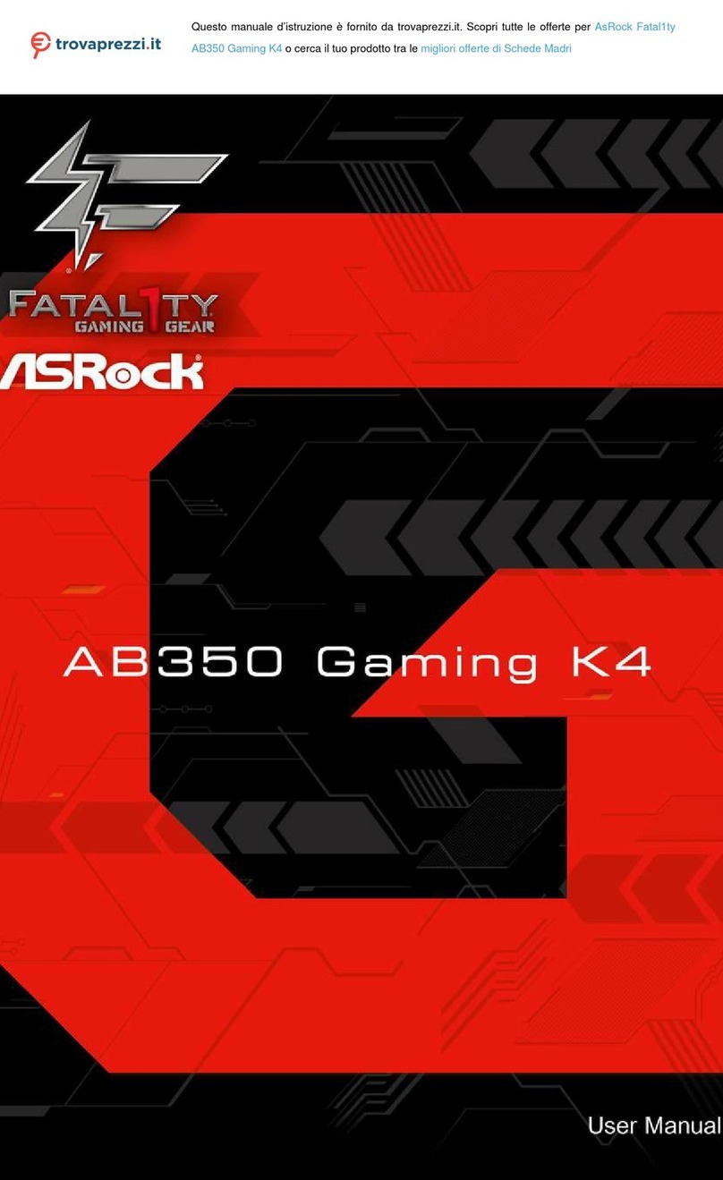 ASROCK Fatal1ty AB350 Gaming K4 user manual