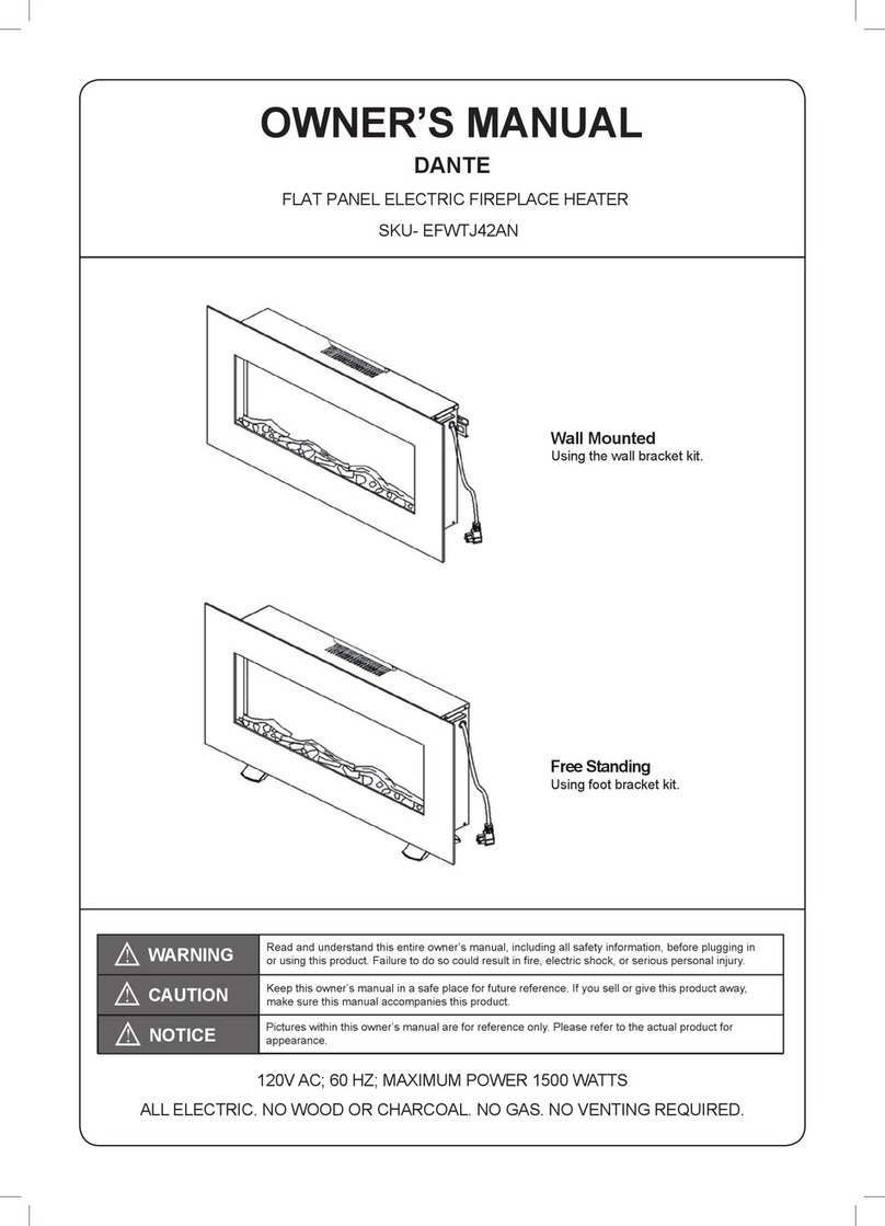 Flame & Shade DANTE EFWTJ42AN User manual