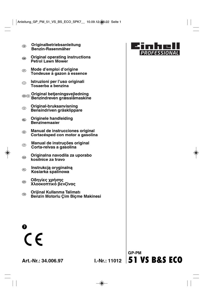 EINHELL GP-PM 51 VS B&S ECO User manual