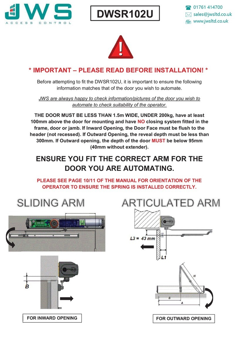 JWS DWSR102U quick start guide