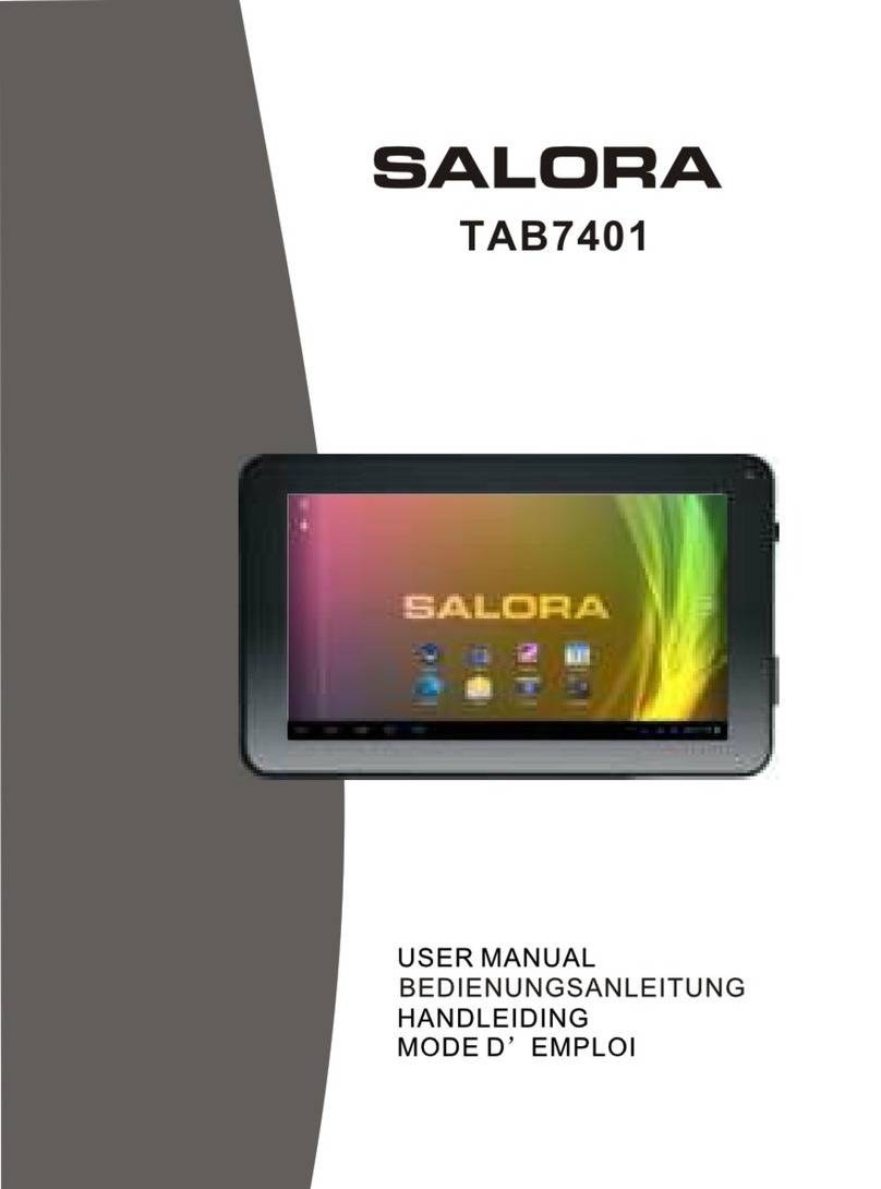 Salora TAB7401 user manual