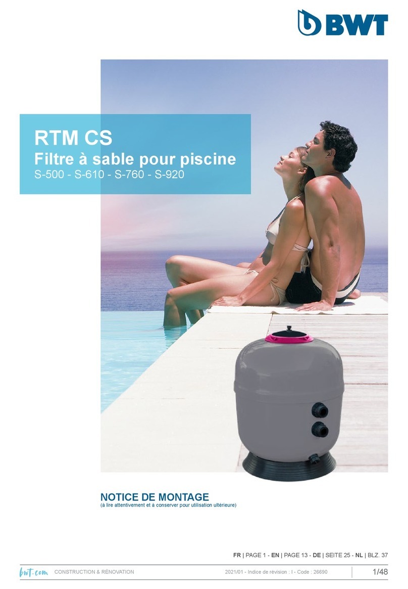 BWT RTM CS S-500 Installation and operating instructions