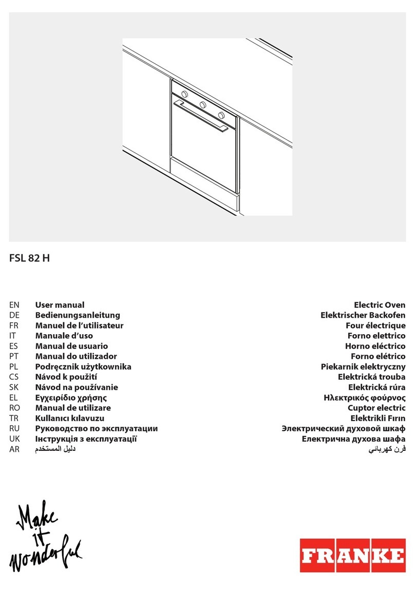 Franke FSL 82 H user manual
