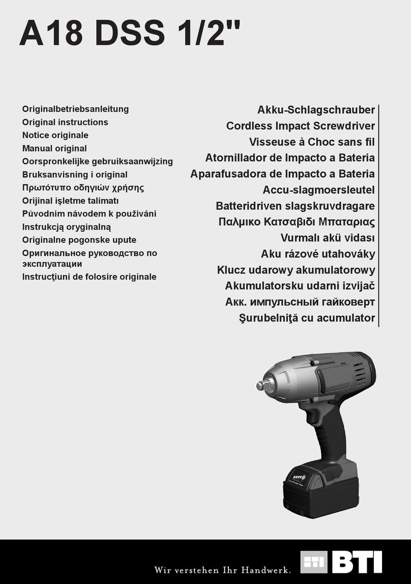 BTI A18 DSS 1/2 manual