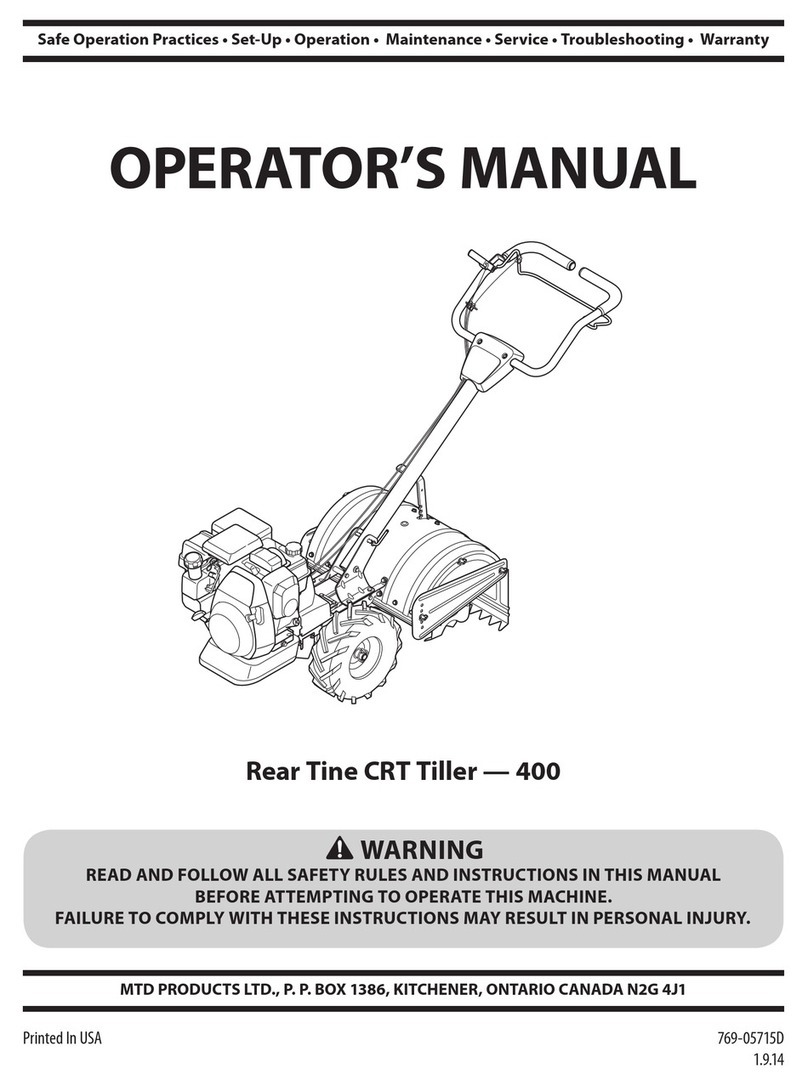 MTD 21BA405C500 Operator's manual