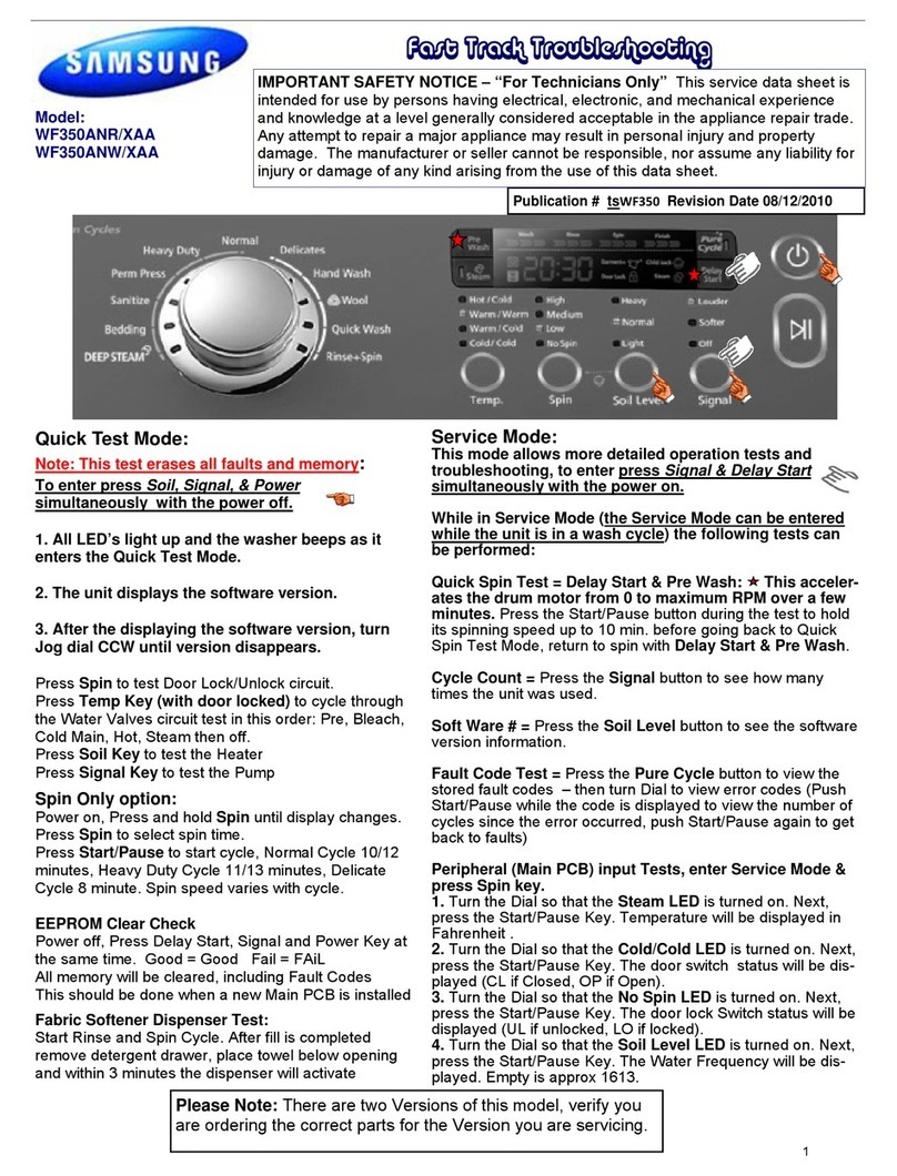 Samsung WF350ANR/XAA User manual