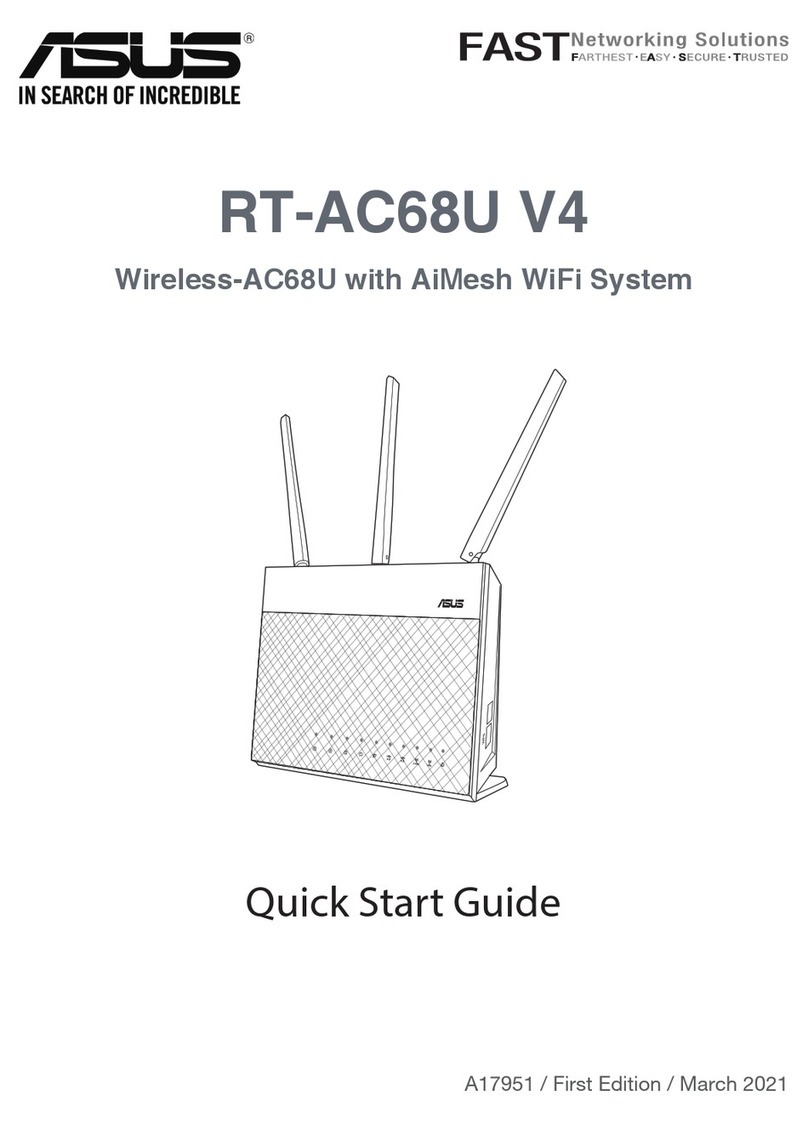 Asus RT-AC68U V4 quick start guide
