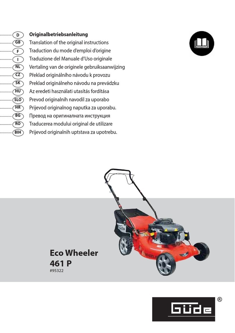 Gude Eco Wheeler 461 P User manual