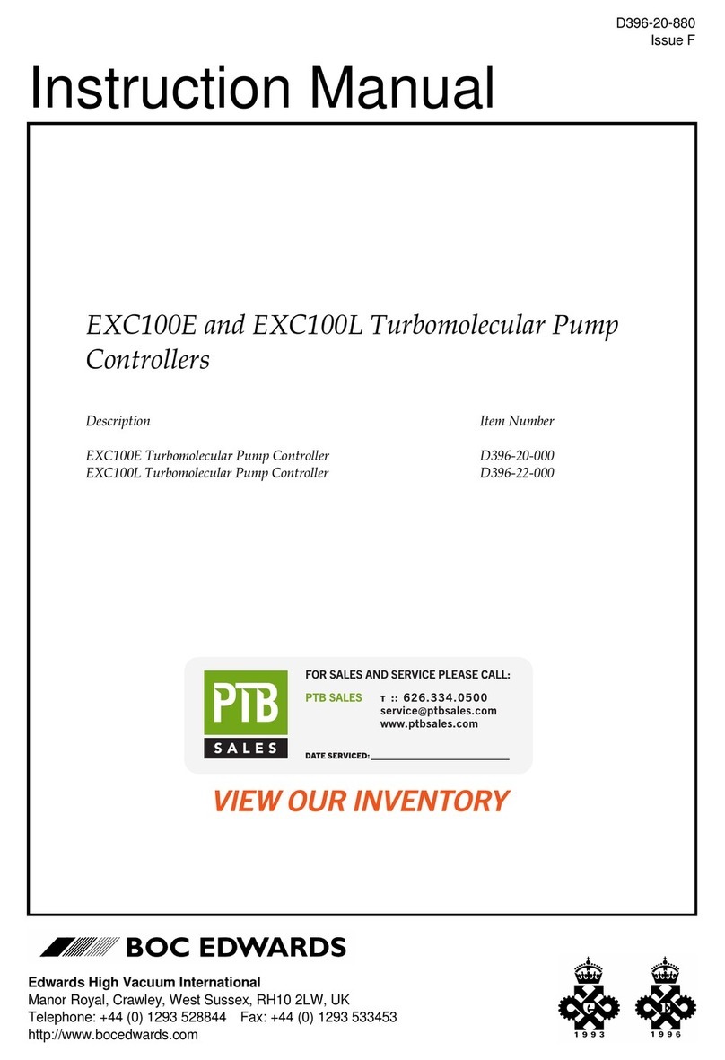 BOC Edwards EXC100L instruction manual