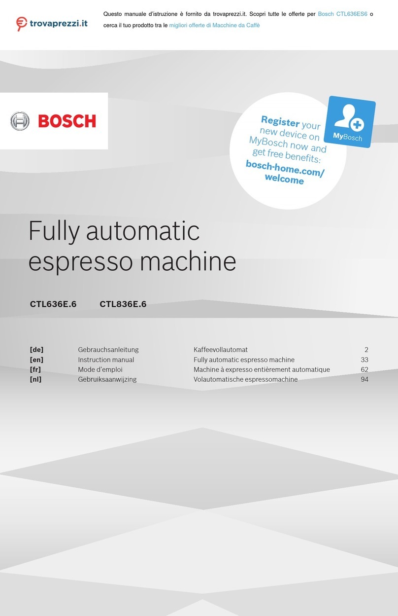 Bosch CTL636E 6 Series User manual