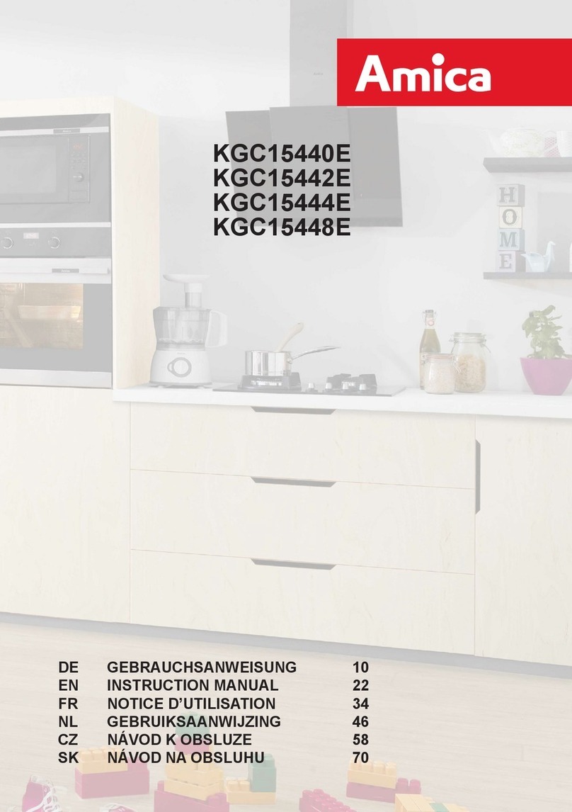 Amica KGC15440E instruction manual