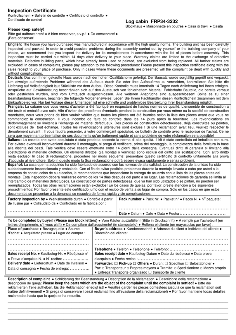 Palmako FRP34-3232 instruction manual