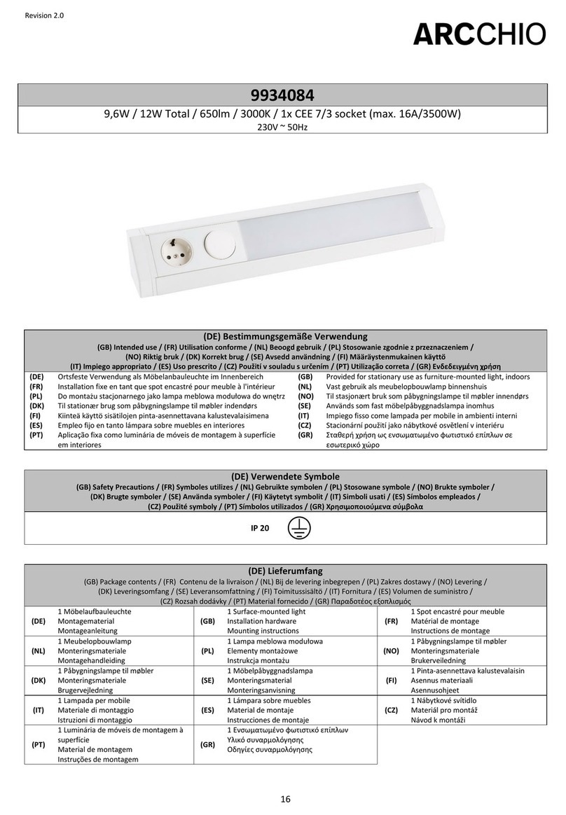 Arcchio 9934084 Intended use