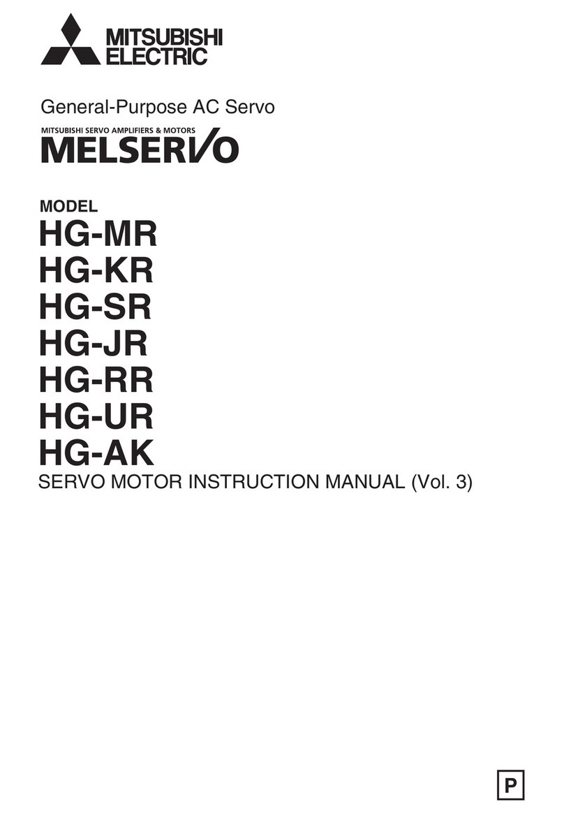 Mitsubishi Electric MELSERVO HG-MR instruction manual Mitsubishi Electric MELSERVO HG-MR instruction manual