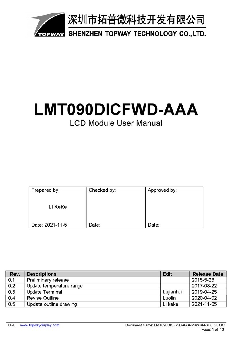 Topway LMT090DICFWD-AAA User manual