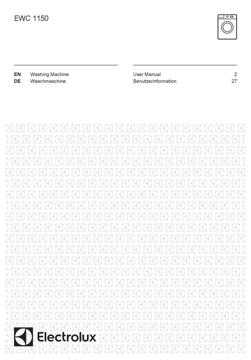 Electrolux EWC 1150 user manual Electrolux EWC 1150 user manual