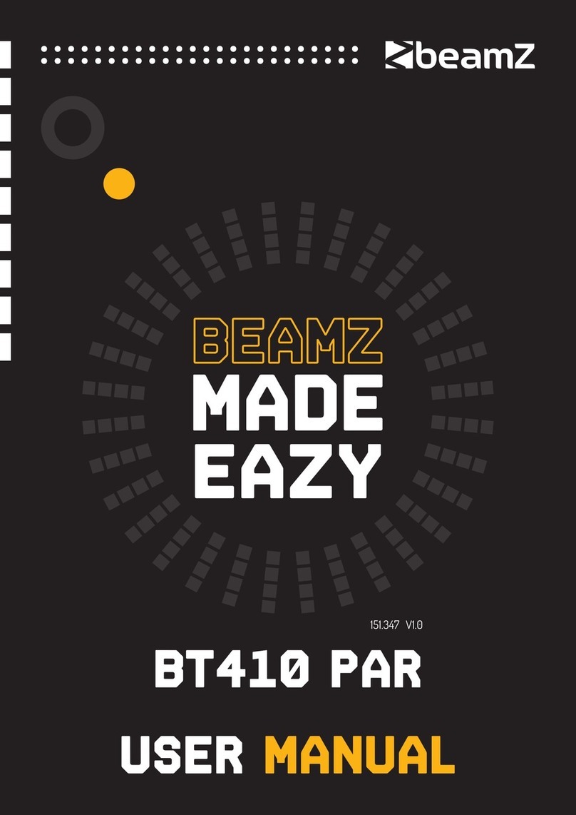 Beamz BT410 PAR user manual