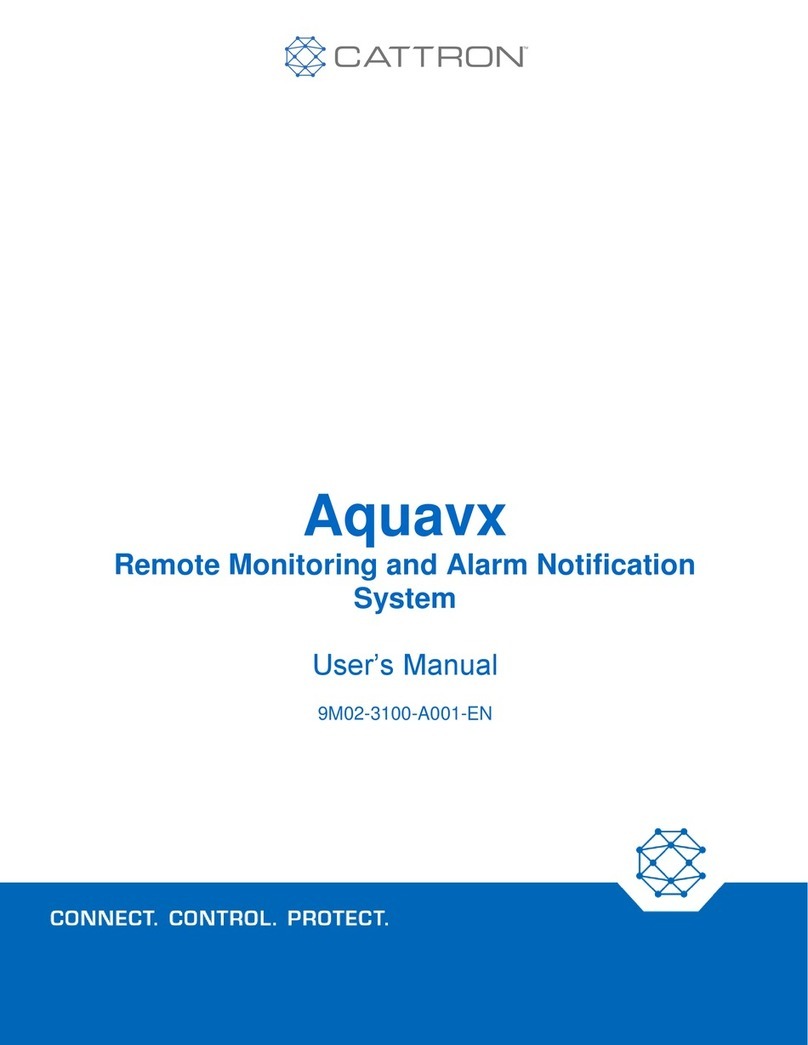 Cattron Aquavx user manual Cattron Aquavx user manual