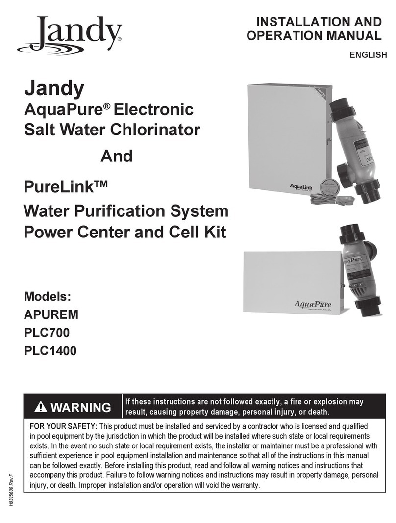 Jandy APUREM User manual