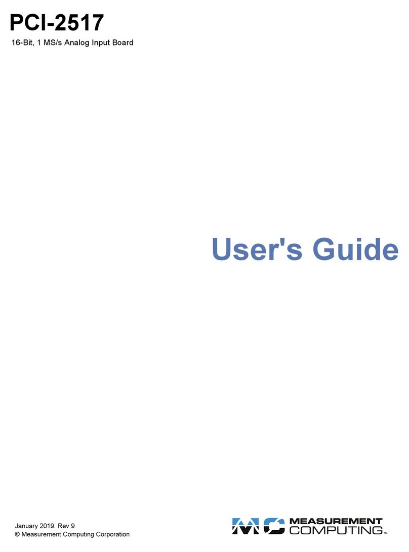 Measurement Computing PCI-2517 User manual