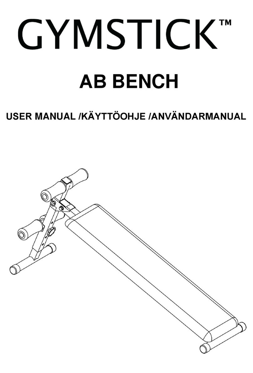 Gymstick AB BENCH user manual