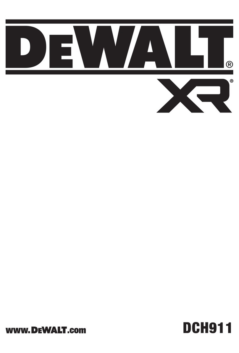 DeWalt DCH911 User manual