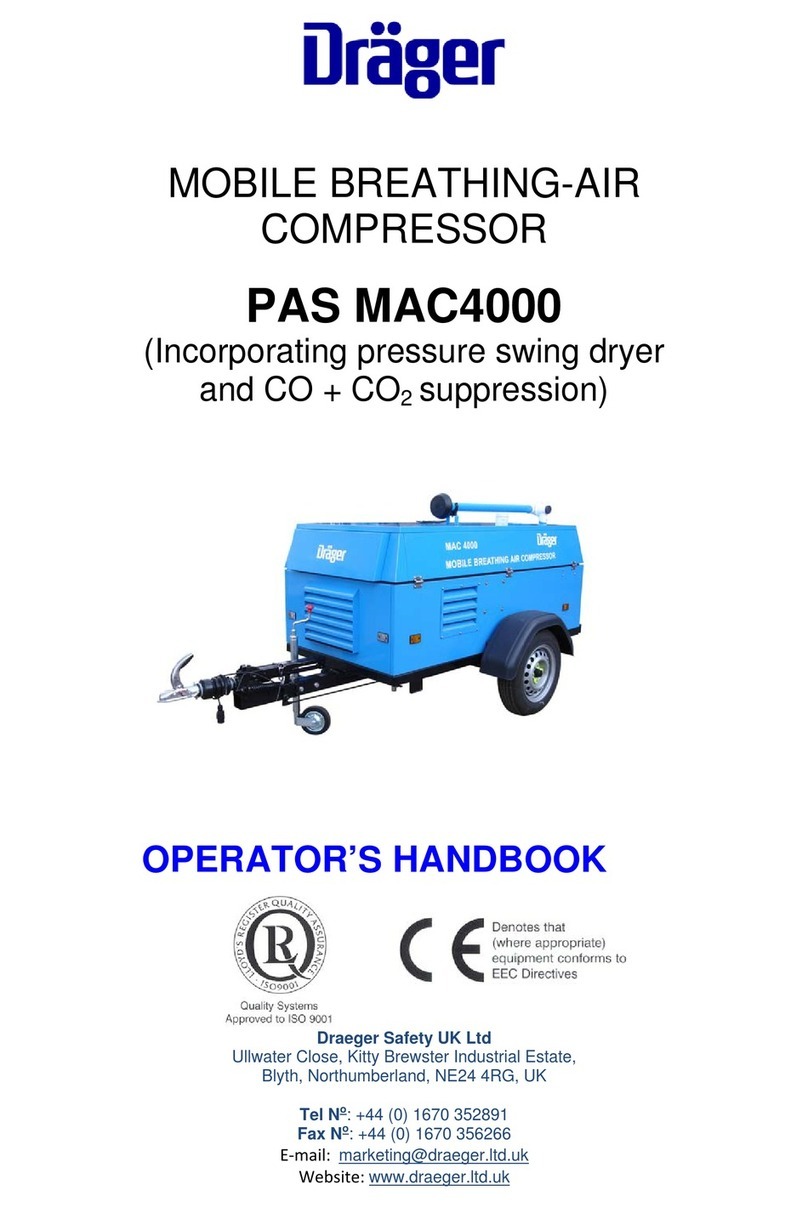 Dräger PAS MAC4000 Operator's handbook