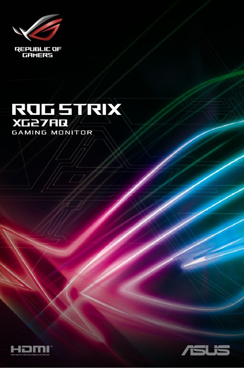 Asus ROG STRIX XG27AQ User manual Asus ROG STRIX XG27AQ User manual