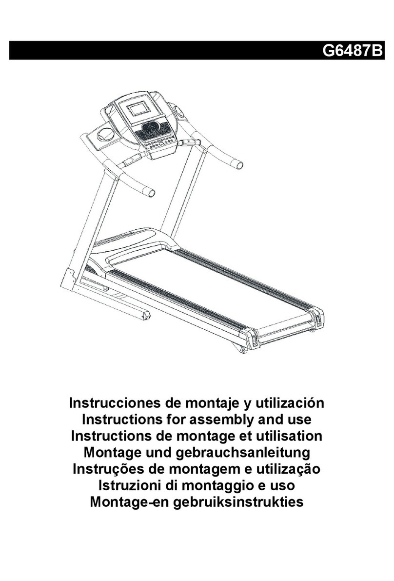 BH FITNESS G6487B Instructions for assembly and use