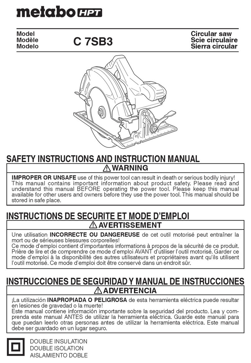 Metabo HPT C 7SB3 Troubleshooting guide
