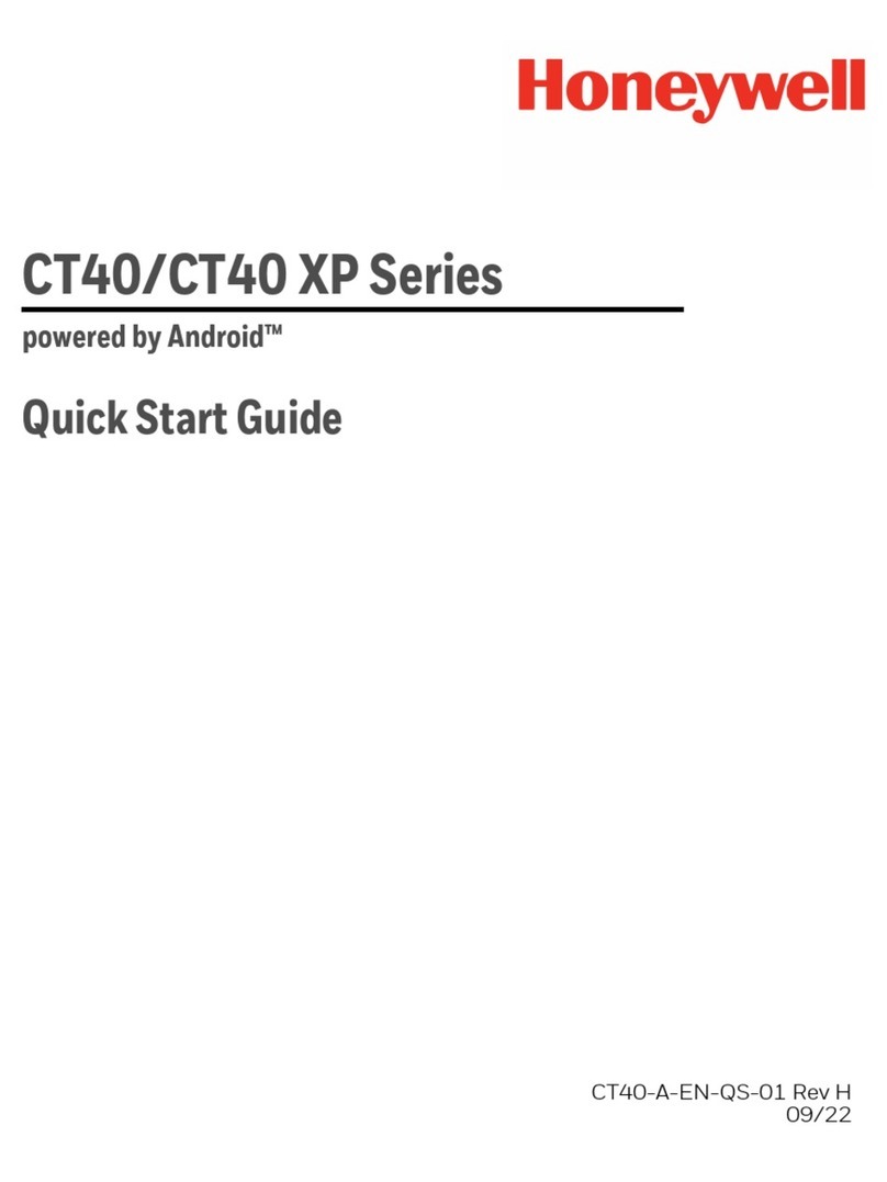 Honeywell CT40 Series User manual