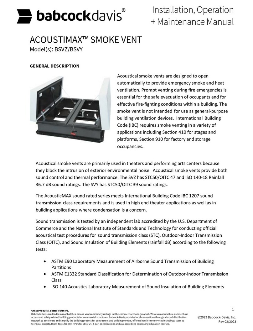 babcockdavis ACOUSTIMAX BSVZ Installation, operation and maintenance manual babcockdavis ACOUSTIMAX BSVZ Installation, operation and maintenance manual
