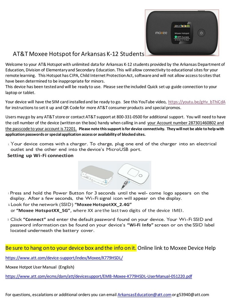 AT&T Moxee User manual
