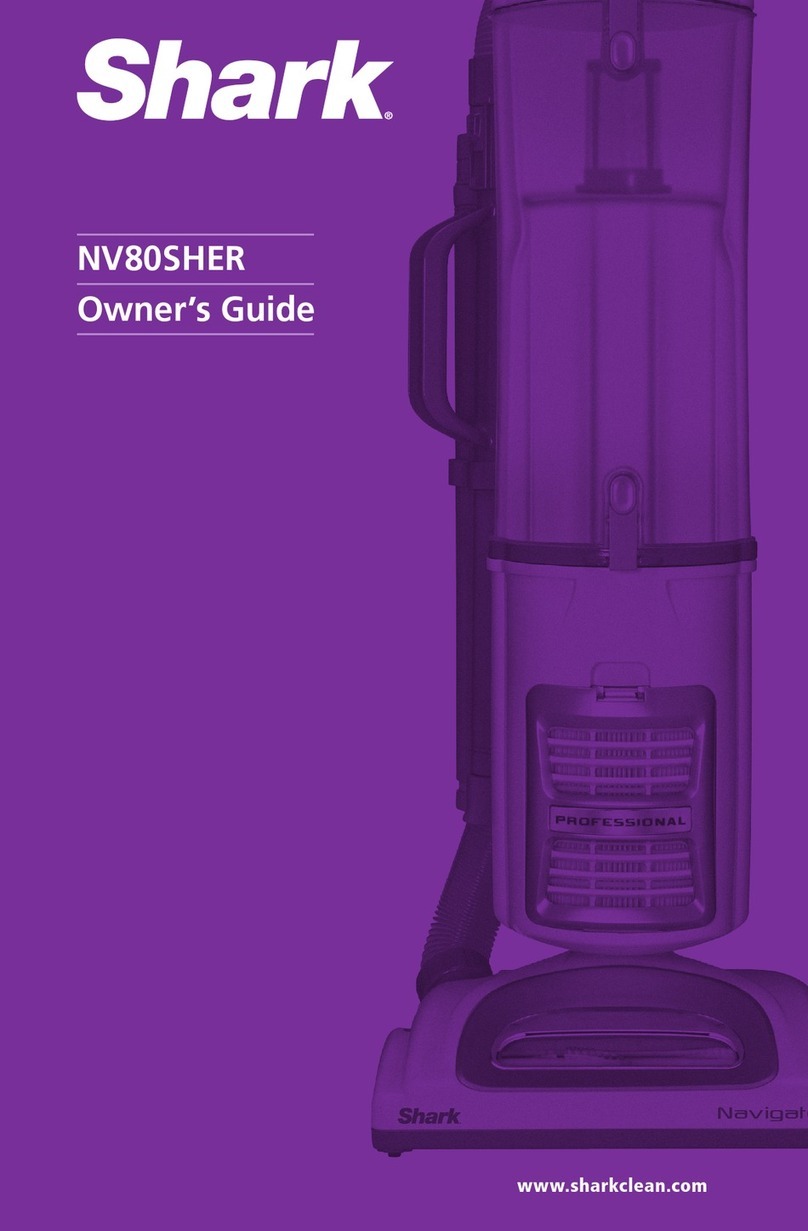 Shark NV80SHER owner's guide