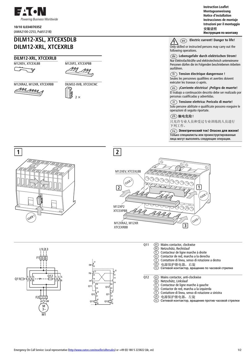 Eaton DILM12-XSL Manual