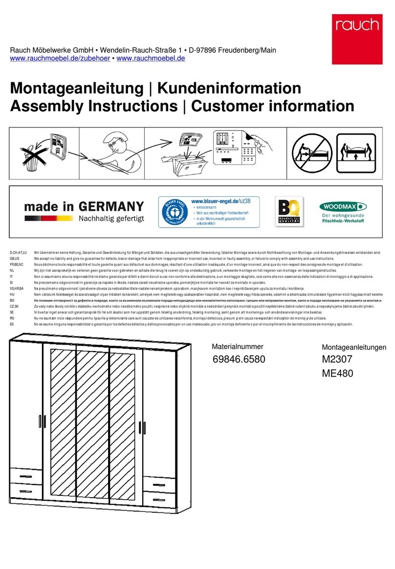 Rauch M2307 Assembly instructions