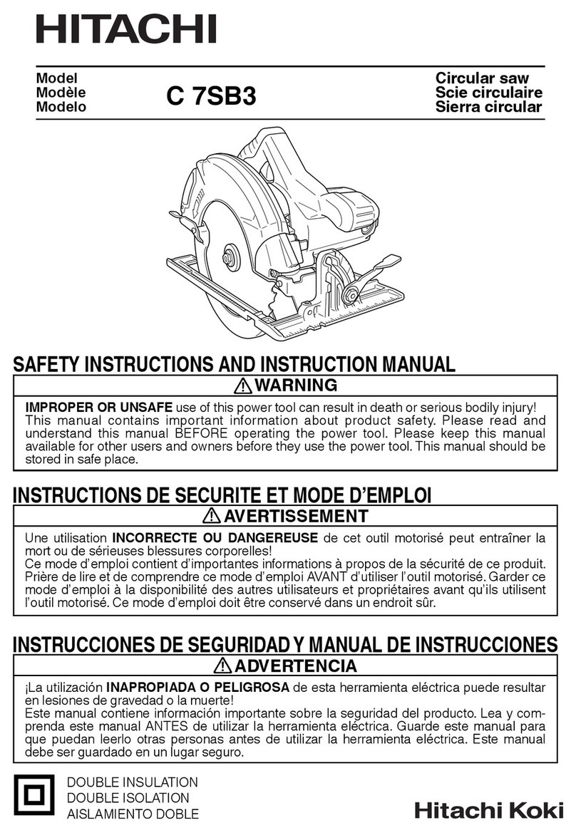 Hitachi C 7SB3 Troubleshooting guide